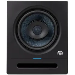 PreSonus Studio-Monitor Eris Pro 8 1 Paar mit Boxenständer Palisander (Aktiv), Monitor Lautsprecher, Schwarz, Braun