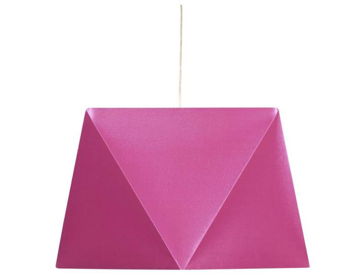 Hängeleuchte Hexagen, Pink, Metall, Kunststoff, sechseckig, 42x110x42 cm, RoHS, Europäischer Sicherheitsstandard, einfach zu transportieren, Lampen & Leuchten, Innenbeleuchtung, Hängeleuchten, Pendelleuchten