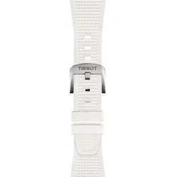 Tissot Ersatzarmband Kautschuk weiß 12 mm für PRX Modelle mit 40 mm Durchmesser T603.048.463