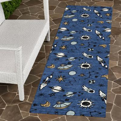 Addison Rugs Machine Washable Indoor/ Outdoor Spaceship Chantille Rug