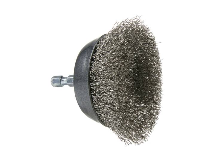 Wolfcraft Edelstahldraht-Topfbürste ⌀ 7.5 cm