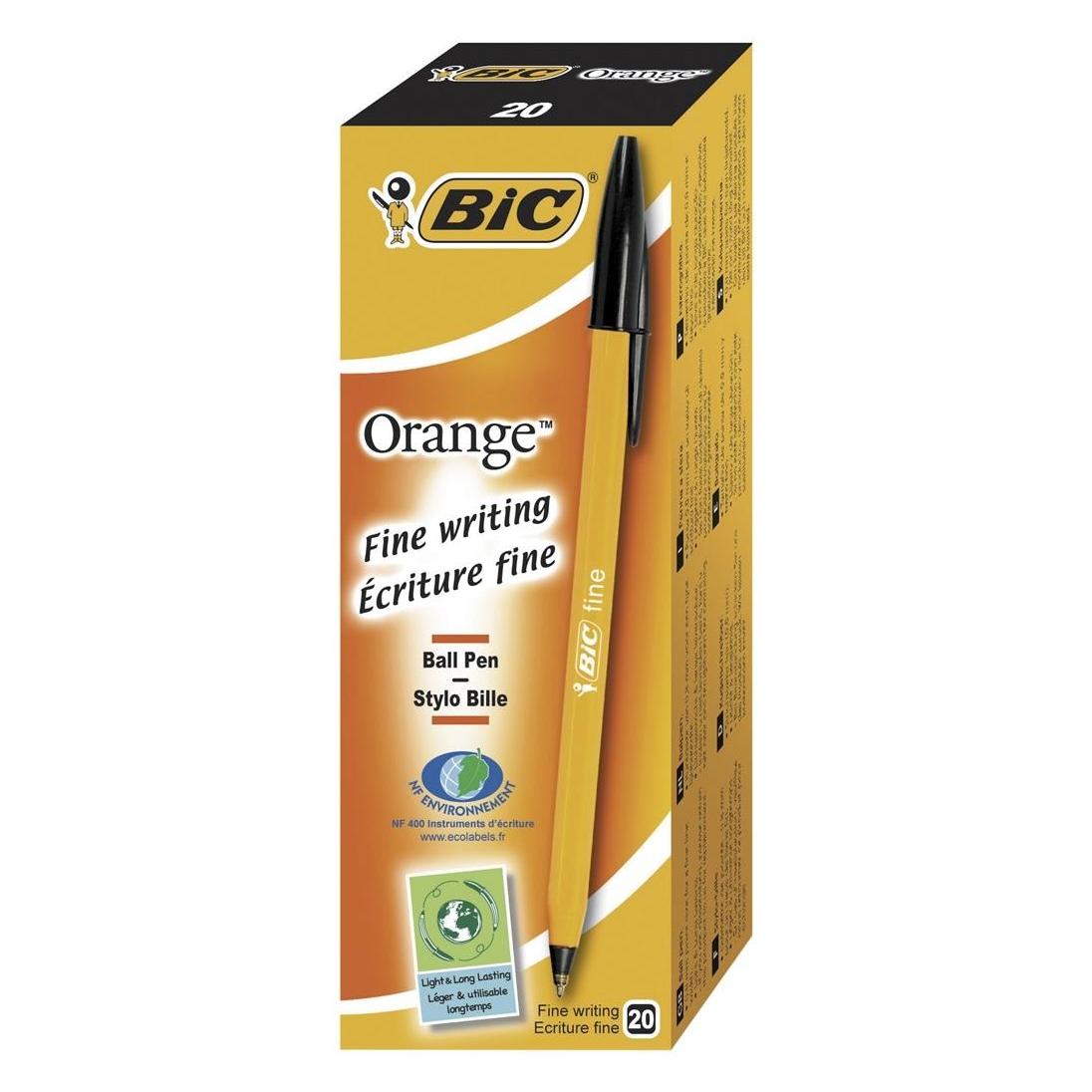 Bic 8099231, Clip, Stick ballpoint pen, Black, 20 pc(s) (20x) (8099231)