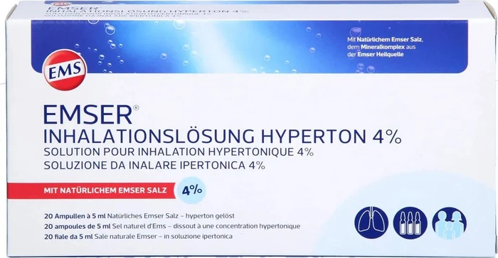 Emser Inhalationslösung hyperton 4% 20x5 ml Inhalationsampullen