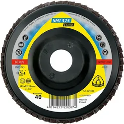 Lamellenschleifteller KLINGSPOR K60, 125x22,23mm gewölbt