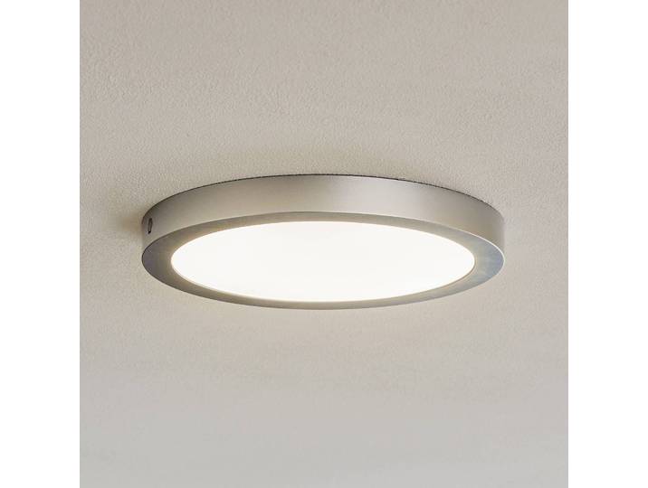 Paulmann LED Deckenlampe Abia, alu / grau / zink, für Wohn- / Esszimmer, Kunststoff, Modern, LED Deckenleuchte