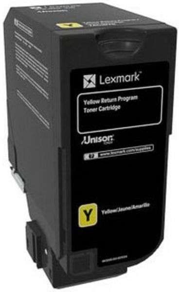 Lexmark 74C20Y0 - Jaune - Toner Jaune