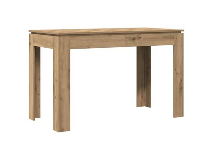 HKQWPBF Esstisch Artisan-Eiche 120x60x76 cm Holzwerkstoff Minimalistischer Stil, rechteckige Tischplatte, pflegeleicht, feuchtigkeitsbeständig, für Küche und Esszimmer