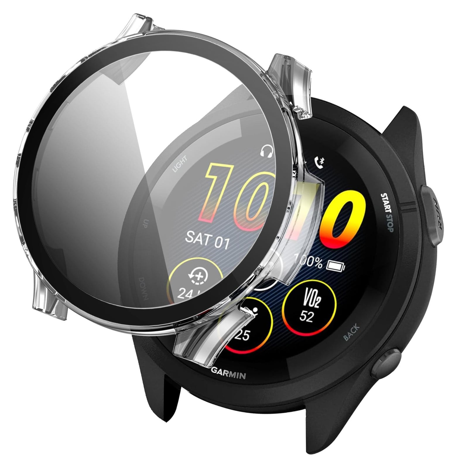 iMoshion Full Cover Hardcase voor de Garmin Forerunner 265 - Transparant