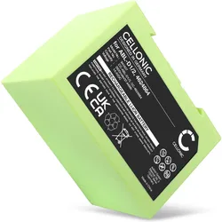 Cellonic Akku für iRobot Roomba i7 Plus, 7550, e5, 5152, e6, 5158, i7158, 6198, Staubsauger Roboter Zubehör, Grün