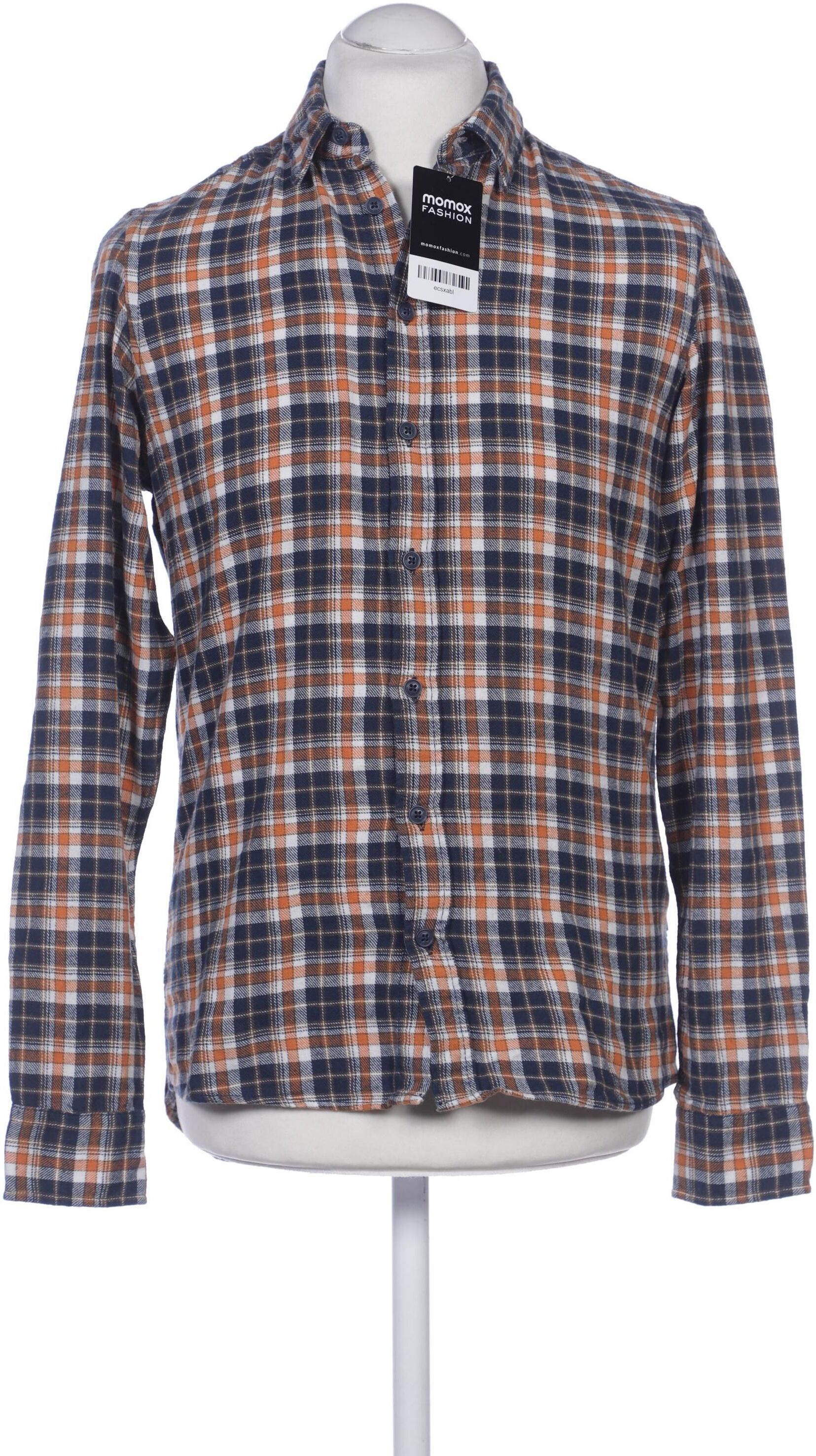 Blend Herren Hemd, Marineblau, Gr. S, Baumwolle - Second Hand
