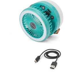 Tchibo - 2-in-1-LED-Ventilator - weiß