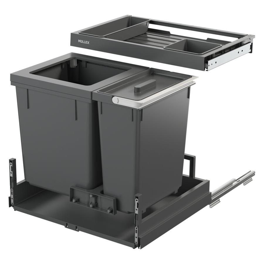 Müllex Abfall-Auszugsystem X-LINE X60 Premium Pro (40 l) (BA-80.60.406)