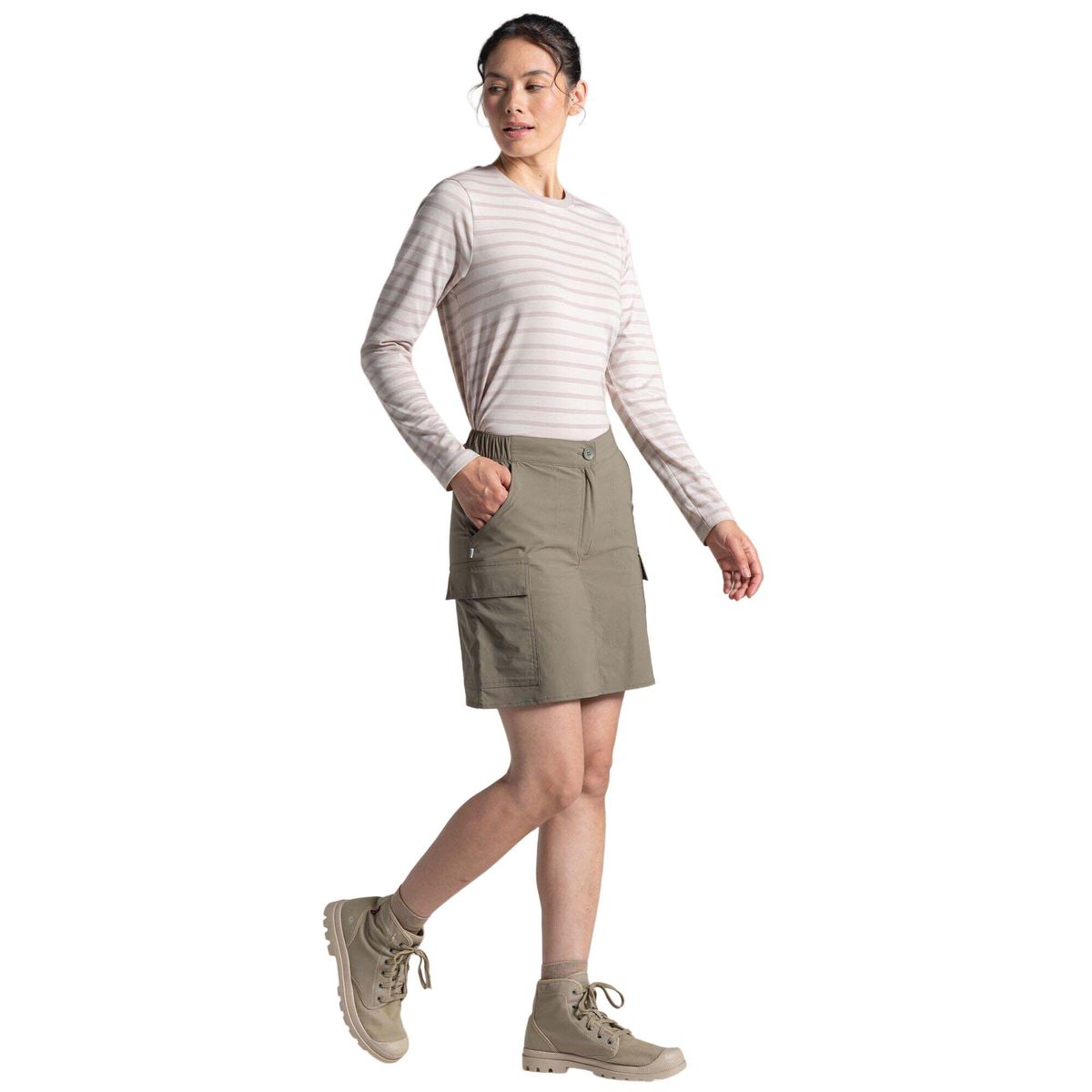 Craghoppers Nosilife Pro Cargo Skort wild olive (CZL) 32 CWD058 CZL 08L