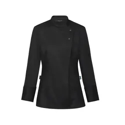 Damen Kochjacke "5422" - 3XL - schwarz