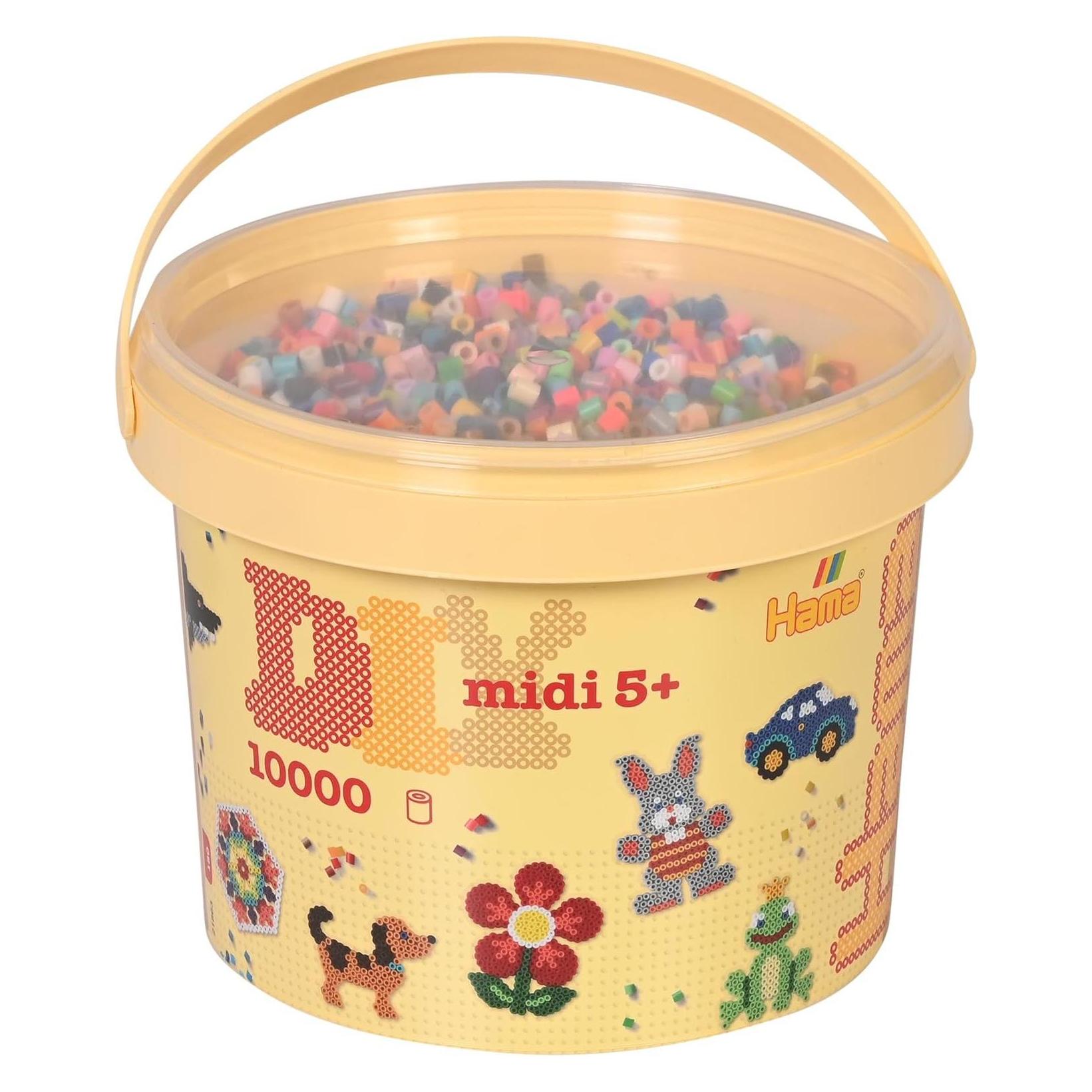 Hama Midi beads 10,000pcs pastel mix 68 (388068) (388068)
