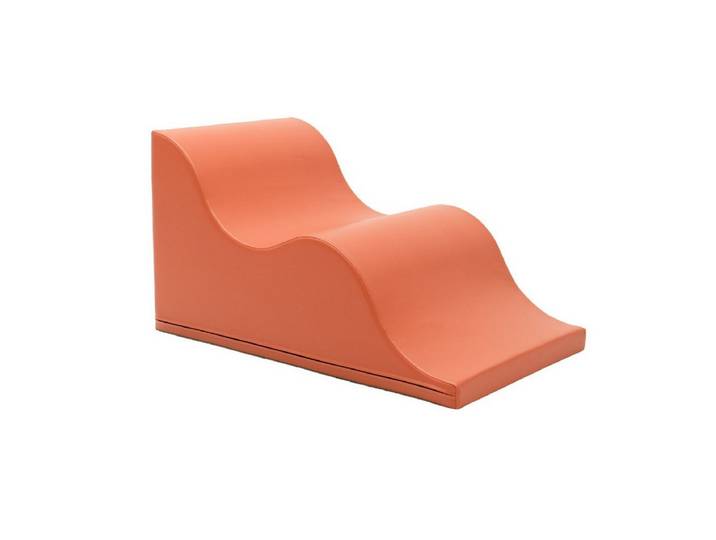 IGLUSoftplay Mega Wave XL Softbaustein Mehrfarbauswahl Kletter- und Rutschelement Spielbauklötze, weicher Soft Play Block, große Kurven, für Klettern und Rutschen