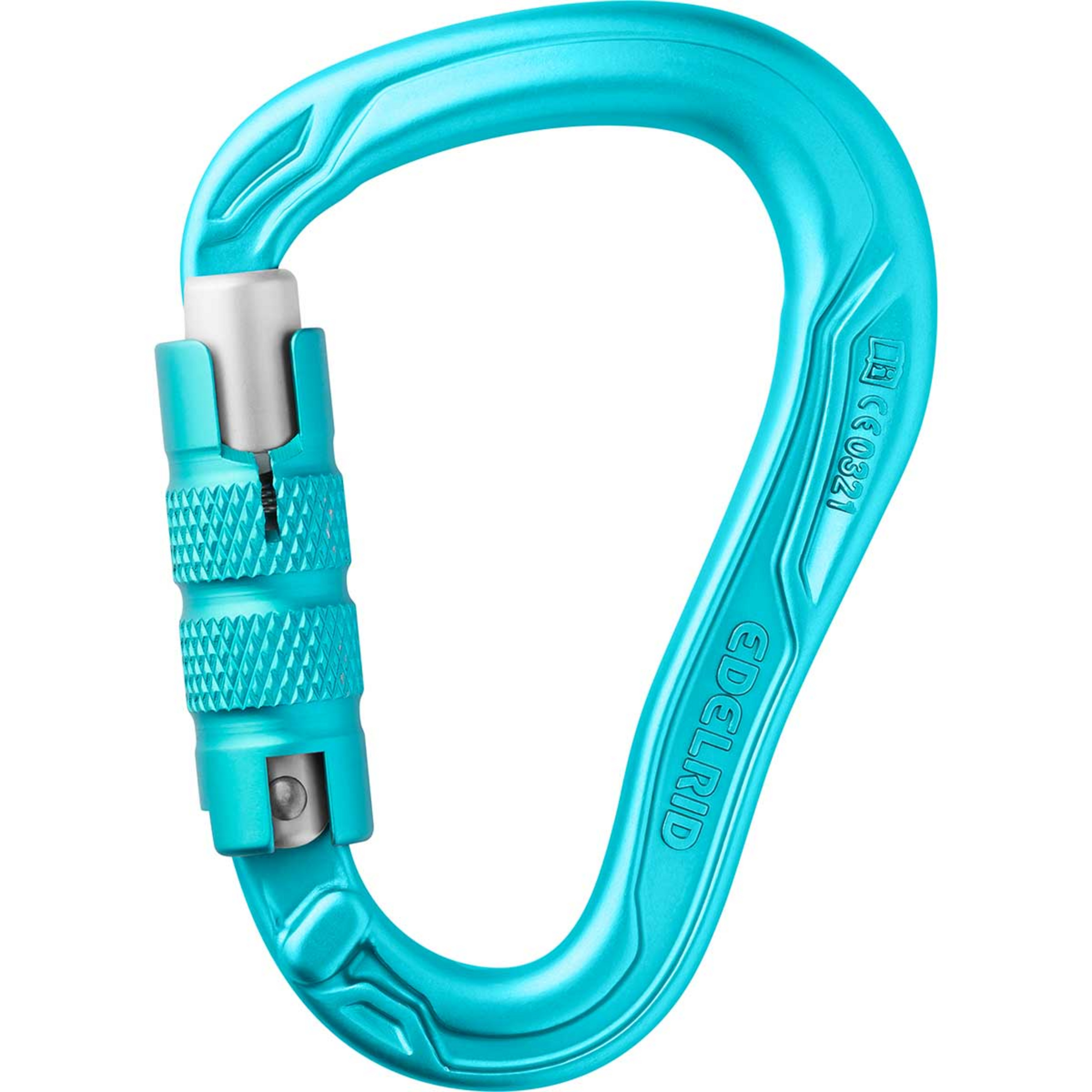 Edelrid HMS Bullet Triple Karabiner Karabiner tuerkis Alpinklettern | Sportklettern