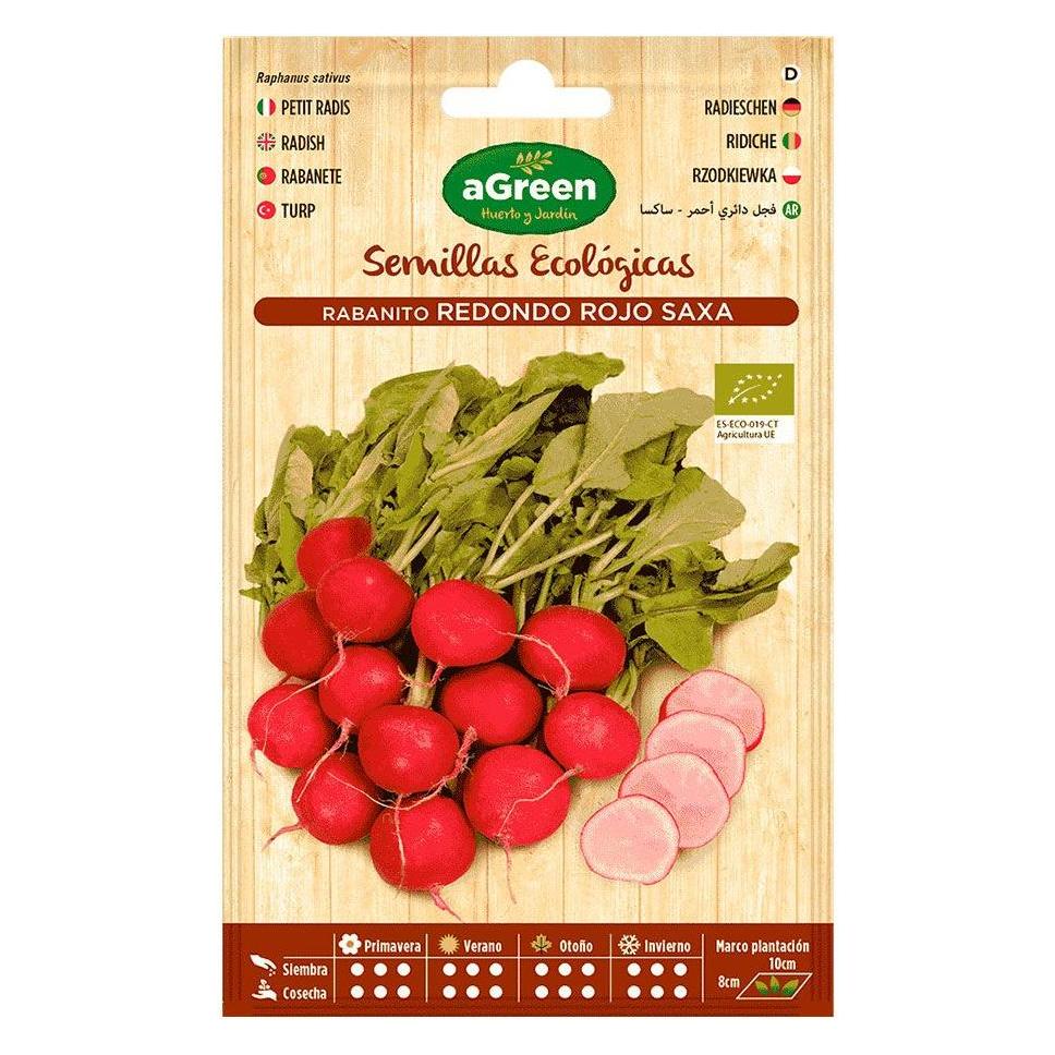 Agreen Envelope of seeds eco red round radish (Gemüsesamen) (49450043)