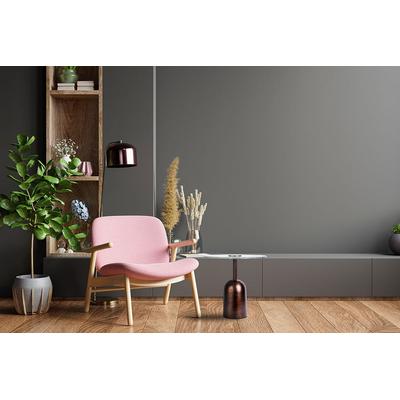 Beistelltisch KAYOOM "Harry 125, luxuriöse Tischplatte aus 100% Marmor", grün, B:47cm H:47cm T:47cm, Tischplatte:100% Marmor Gestell:Edelstahl, Tische, Beistelltisch, Tischplatte aus Marmor, stabiles Gestell aus Eisen