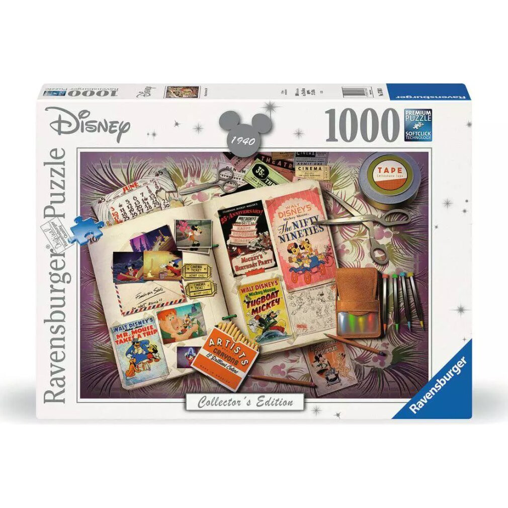 Ravensburger Mickey Mouse 1940 Jubileum Puzzel