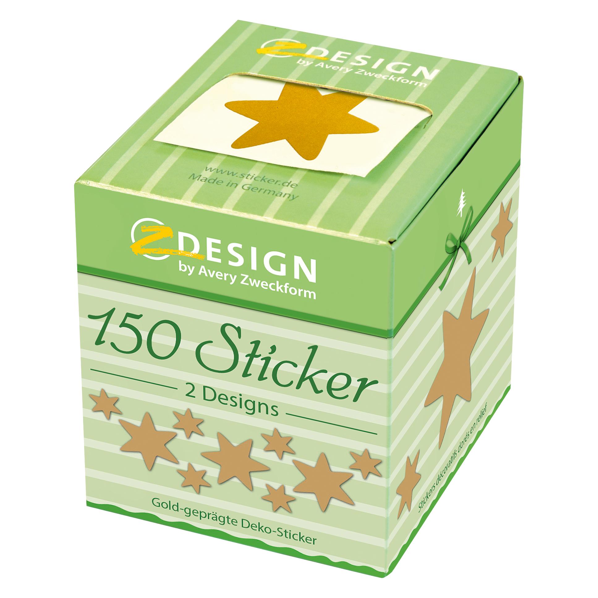 Z-Design Sticker auf Rolle (150 Sticker) (56920)