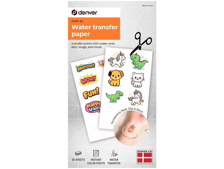 Wassertransfer-Papier für CH12512 Bluetooth Farbdrucker