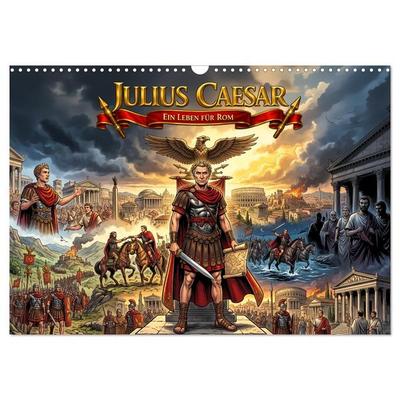 Julius Caesar – Ein Leben für Rom (Wandkalender 2027 DIN A3 quer), CALVENDO Monatskalender