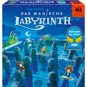 Drei-Magier Brettspiel Das magische Labyrinth, ab 6 Jahre, 2-4 Spieler