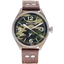 Messerschmitt ME-43ARMY Herrenuhr für Flieger Vintage Camouflage-Muster