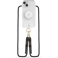 Just Elegance Necklace Cover mit PopSockets 3in1 Case Clear, Handykette, Transparent