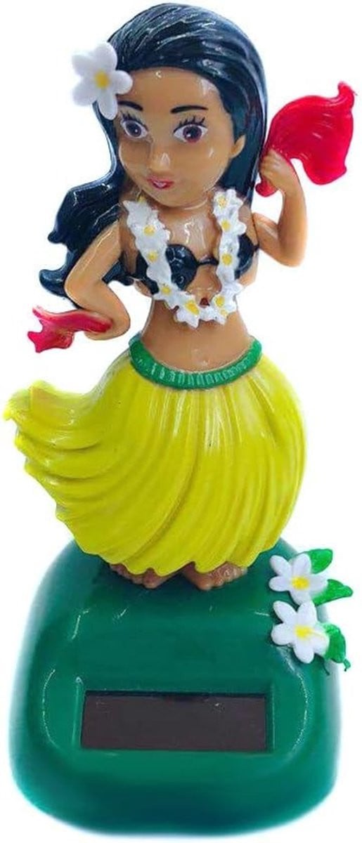 Zonnige Hawaiiaanse auto decoratie figuur voor dashboard
