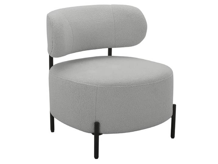 Sessel ADI Stoff hellgrau