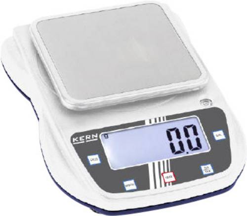 Kern EHA 3000-0 Schulwaage Wägebereich (max.) 3kg Ablesbarkeit 1g über Steckernetzteil Grauweiß, Kobaltblau