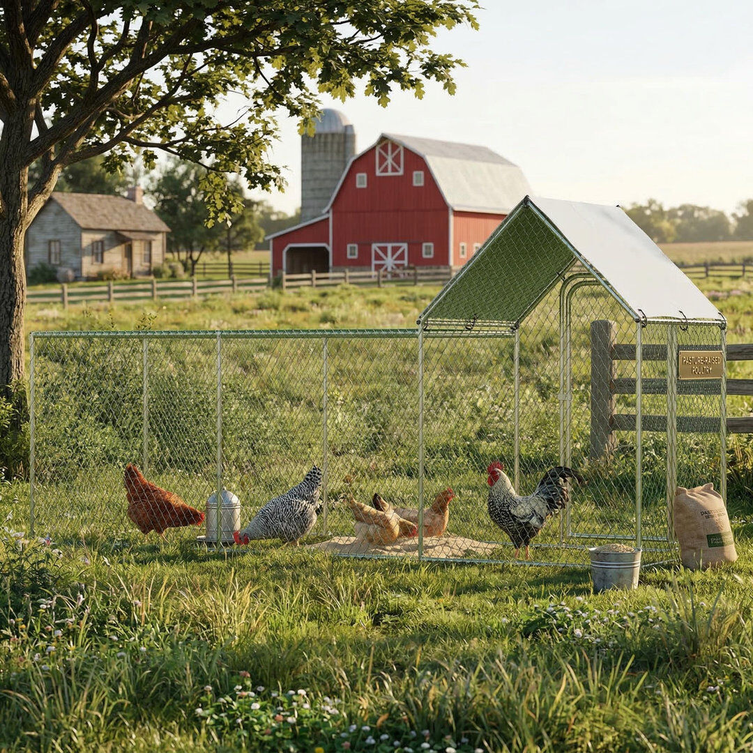 Archie & Oscar Chicken Coop Silver