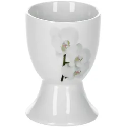 6er Set Eierbecher Vanda weiße Orchidee 4,8cm