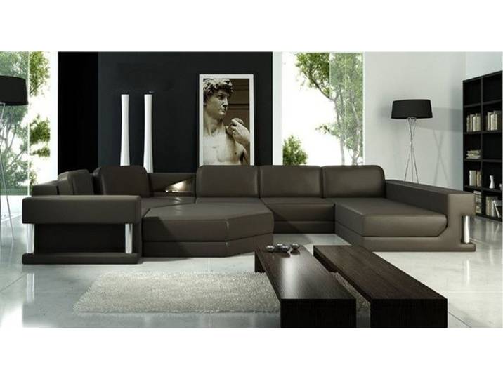 Xlmoebel Wohnlandschaft Ecksofa aus Leder in U-Form mit modernem Design und hohem Komfort, Ecksofa U-Form, Hergestellt in Europa