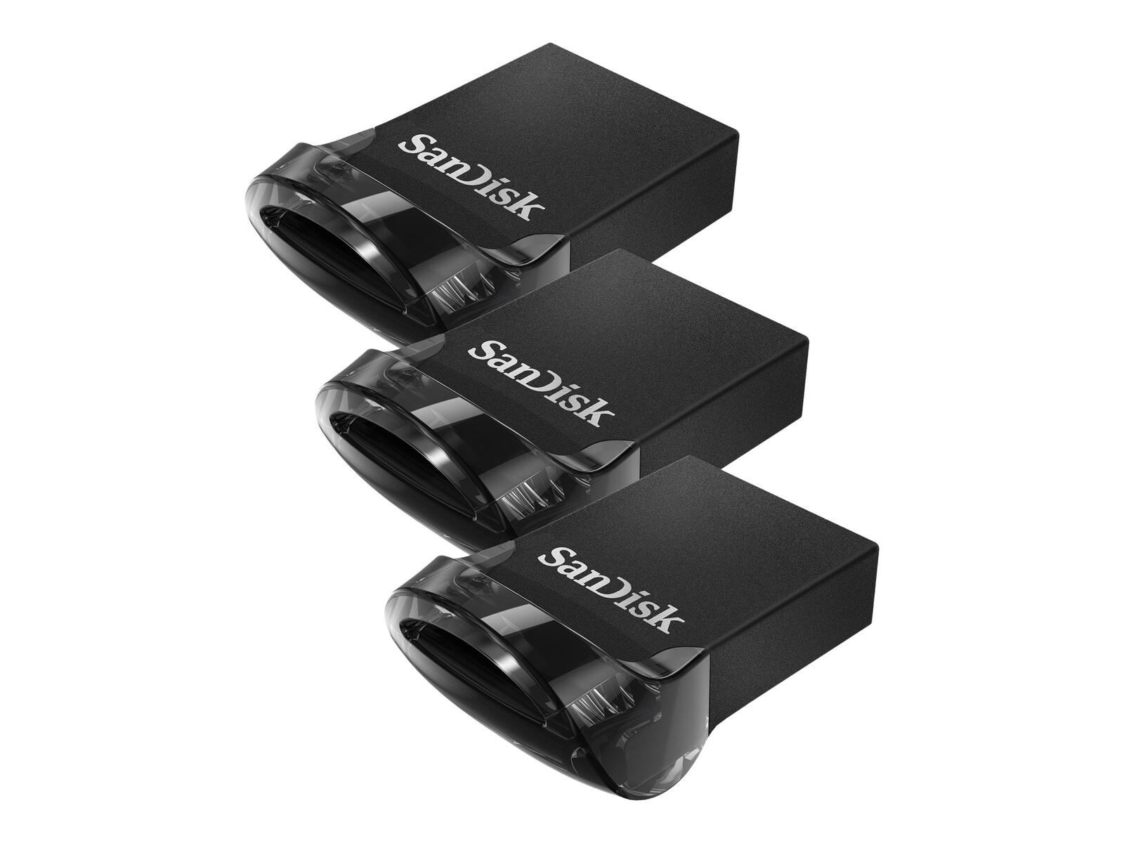 SanDisk Ultra Fit USB-Stick 32 GB, 3-Pack SDCZ430-032G-G46T
