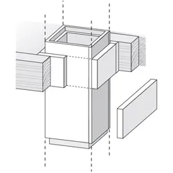 Bertrams Camino-fix Durchführung 02DFH für Holzdecken L90