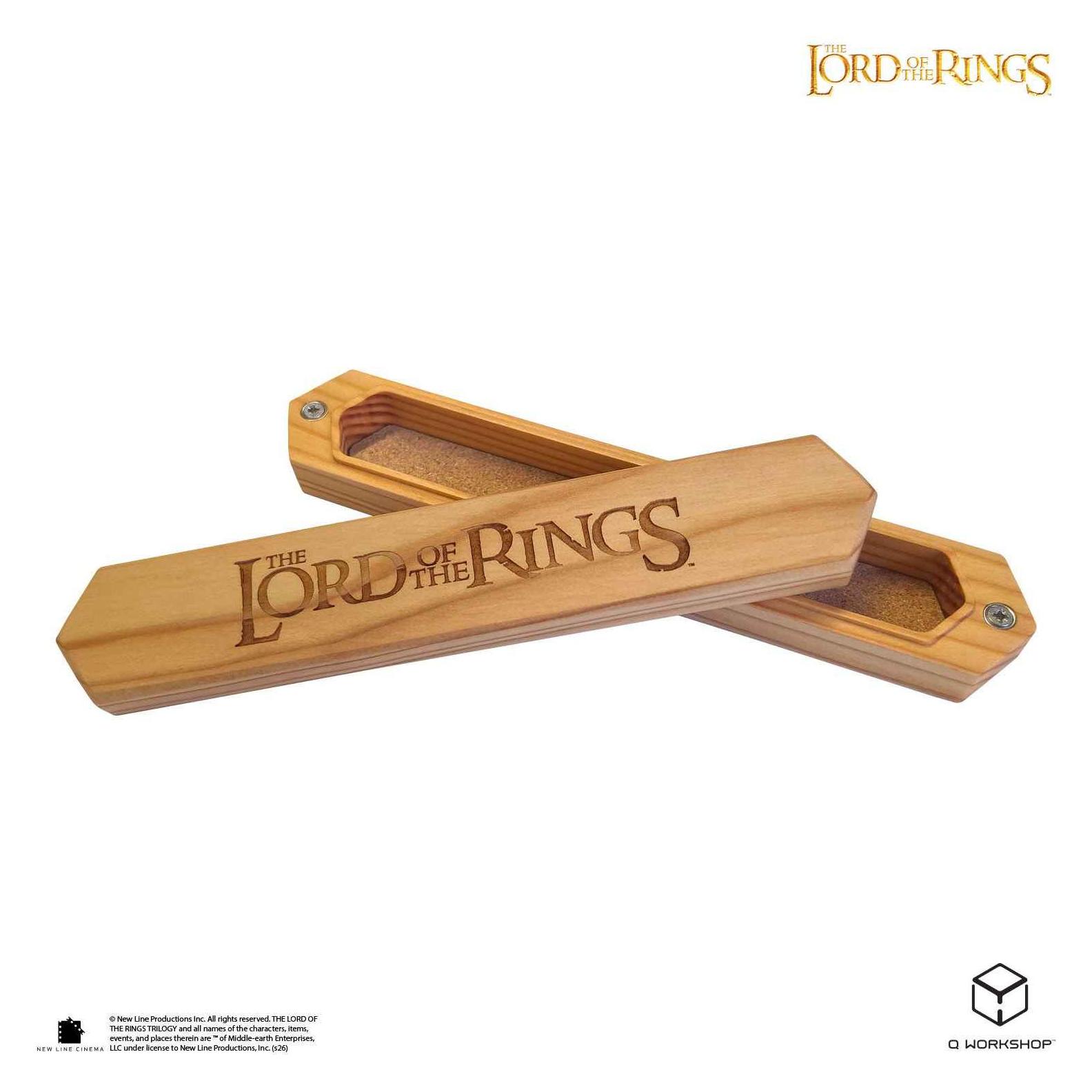 Q Workshop The Lord of the Rings - Larch Wooden Dice Box (QWS49916)