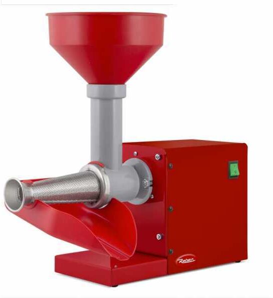 Reber 10902N - Passapomodoro multi-attrezzo - Motore a risparmio energetico da 250W