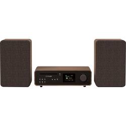 Pure Classic Stereo Coffee Black/Walnut EU/UK Retro Stereoanlage , Schwarz, Walnuss 252808