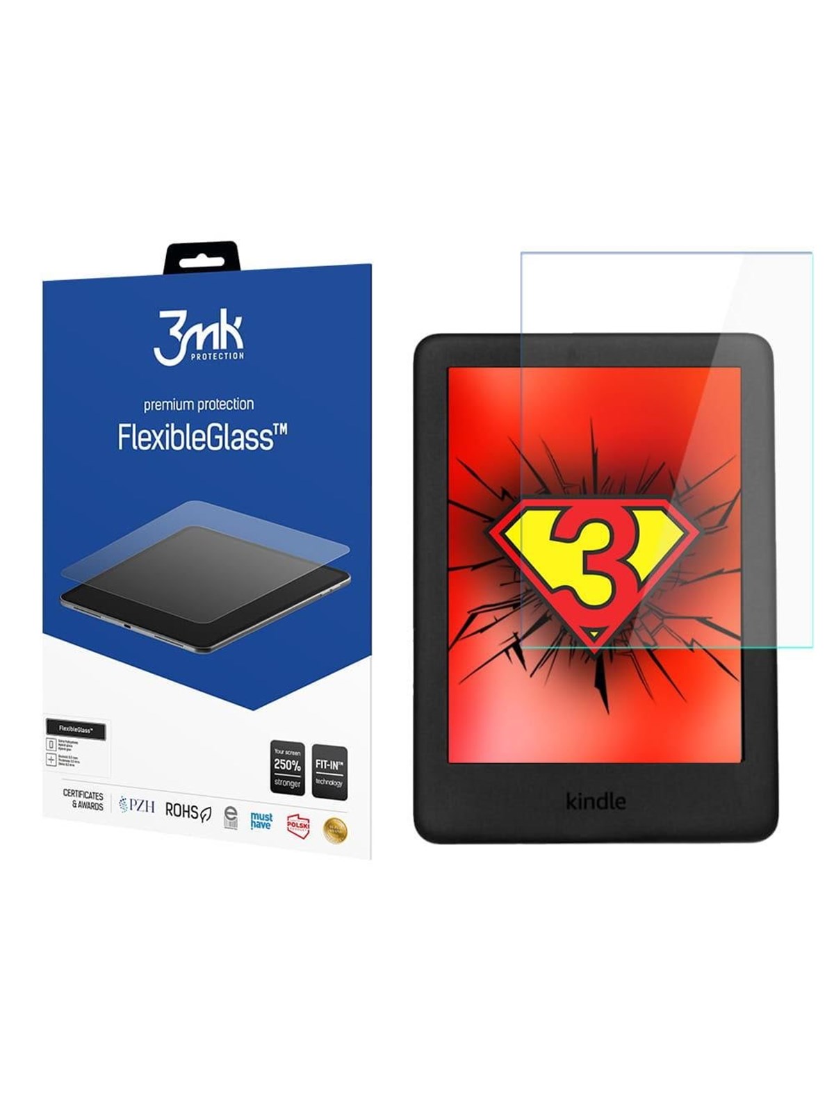 3mk FlexibleGlass Hybrid Glass - Amazon Kindle 10