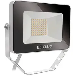 Esylux, Fassadenbeleuchtung, EL10810909 weissschwarz LEDStrahler 4000K 10W (1000 lm, E10)