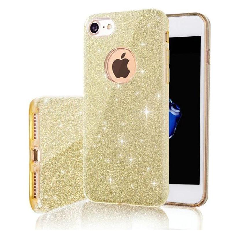 OEM Glitter 3in1 for iPhone 16e gold (Apple iPhone 16e, Apple iPhone 17e) (GSM192243)