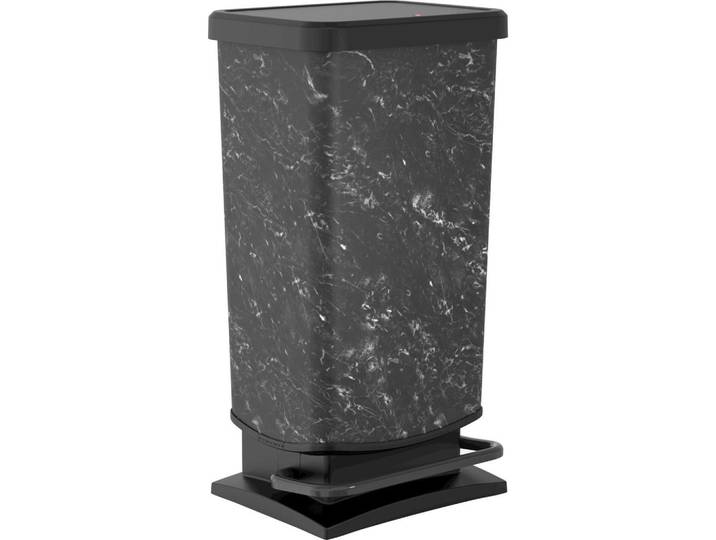 Rotho Abfalleimer, Graphitfarben, Schwarz, Kunststoff, 40 l, 29.5x67.6x35.3 cm, Reach, DIN EN ISO 14001, DIN EN ISO 9001, Haushalt & Reinigung, Reinigung, Mülleimer & Abfallsammler