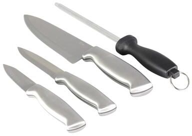 Oster Baldwyn 4 Piece Stainless Steel Cutlery Knife Set - Black