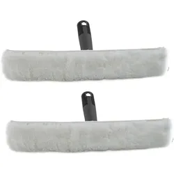 Novaliv 2X Fensterwischer 35 cm Einwascher aus Vlies Einschäumer zum Fensterputzen Fensterwischer Fensterreiniger Fenstereinwäscher Fensterreinigung Fensterputzer