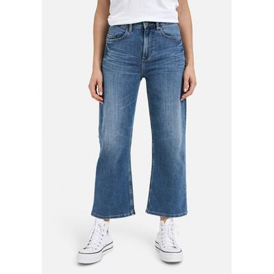 7/8-Jeans SMITH & SOUL, Damen, Gr. 26, Länge 28, blau (denim), Denim/Jeans, Obermaterial: 94% Baumwolle, 6% Elasthan, 7/8-Länge, Jeans, Culotte, Cropped