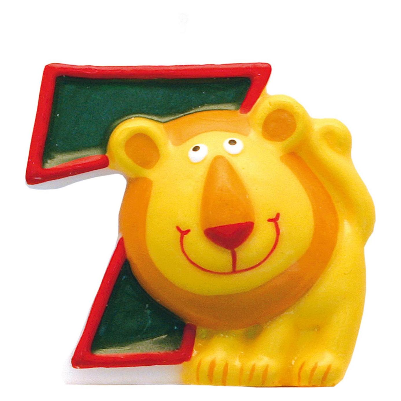 Amscan Zahlenkerze 7 Safari (1 Stk.) (551797)