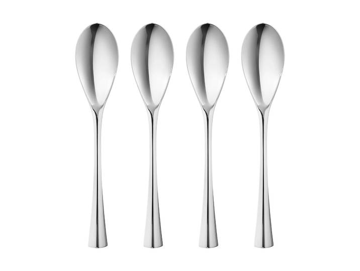 Georg Jensen Cuillère à café Cobra, lot de 4 Acier inoxydable